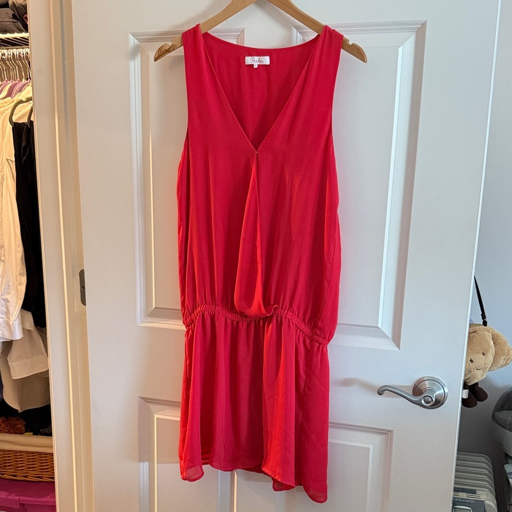 Parker pink Sleeveless Dress